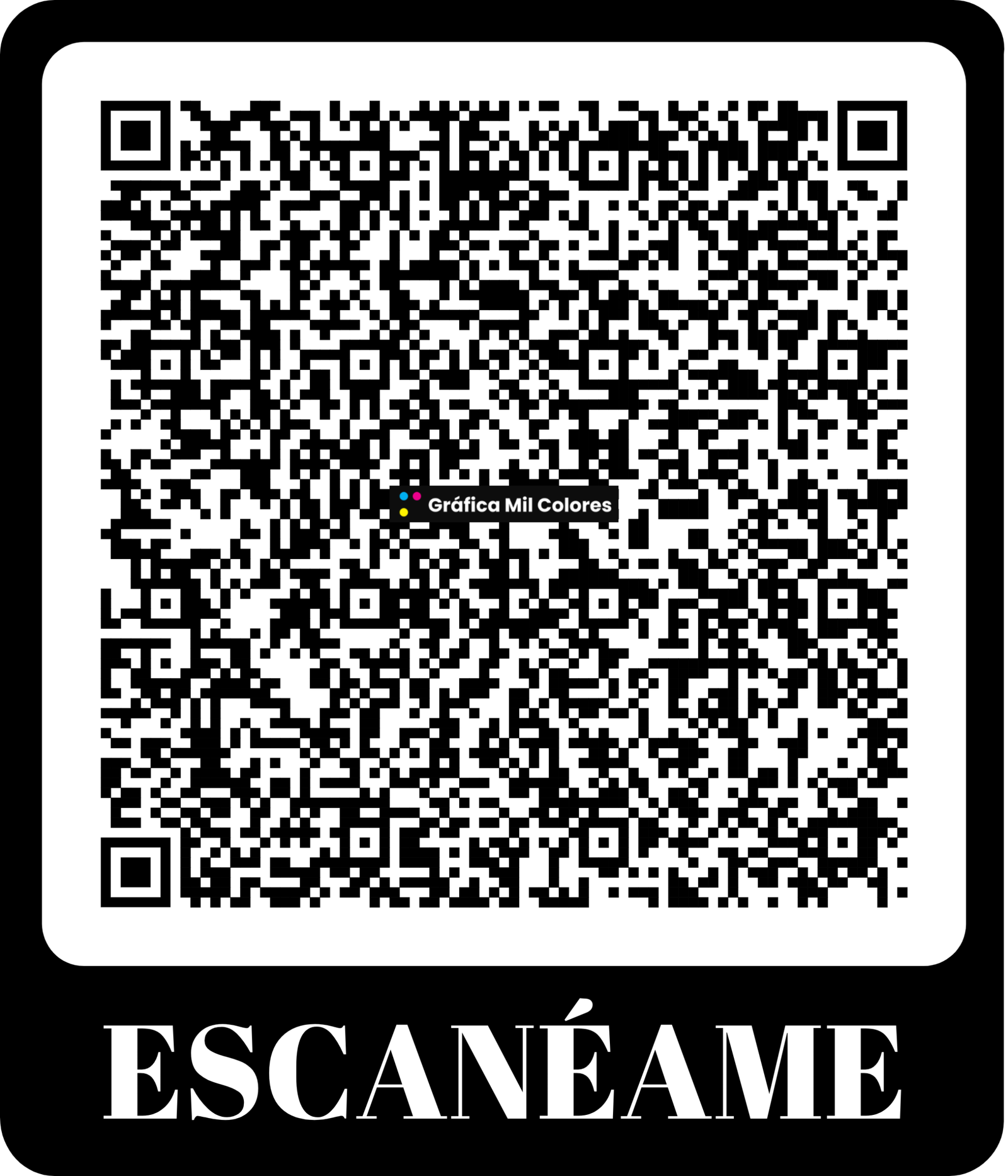 Código QR para guardar el contacto de Gráfica Impacto